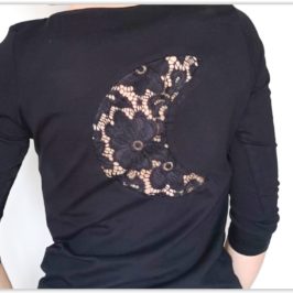 Customiser un t-shirt avec de la dentelle