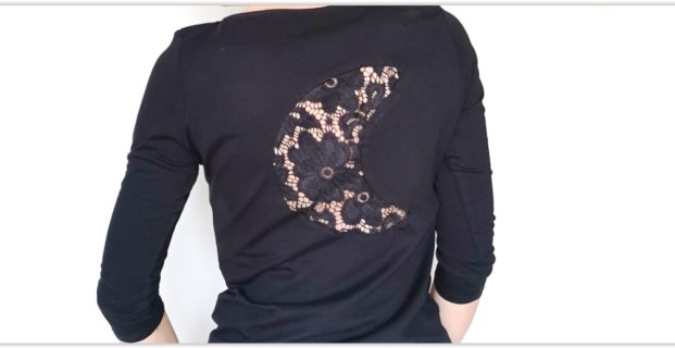 Customiser un t-shirt avec de la dentelle