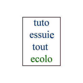 Essuie-tout écolo lavable