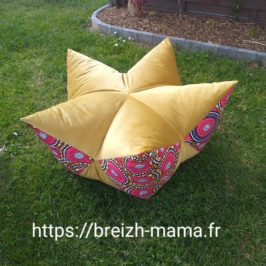 Coudre un pouf lotus