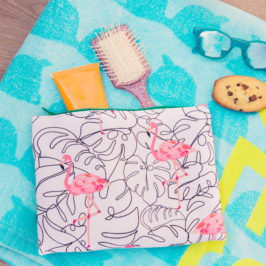 Coudre une pochette de plage