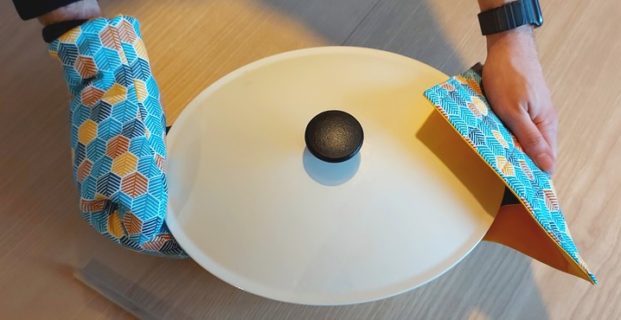 Gant et manique de cuisine