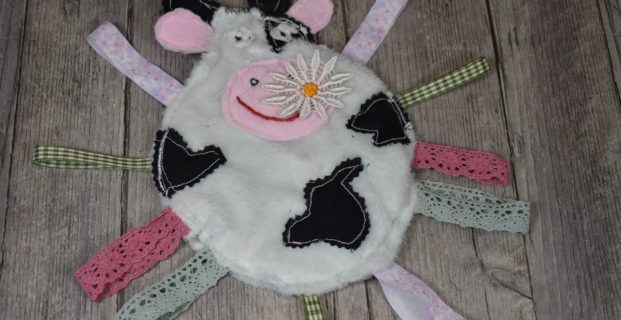 Doudou vache « Marguerite »