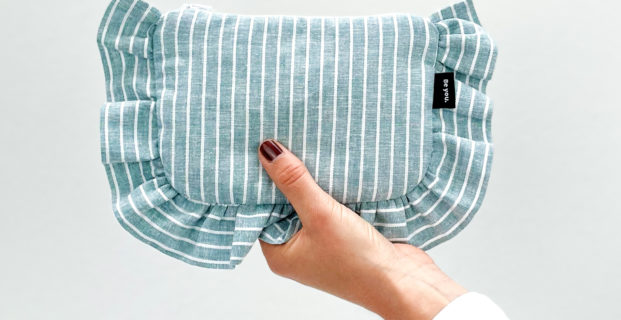 Trousse à maquillage à volant