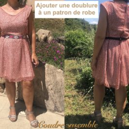 Ajouter une doublure à un patron de robe sans manche