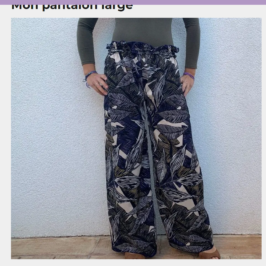 Pantalon large fluide