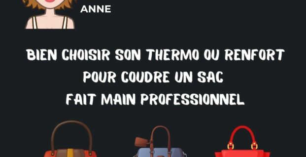 Thermo et renfort pour couture de sac