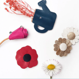 Broches en cuir