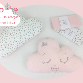 Coussin nuage recto-verso