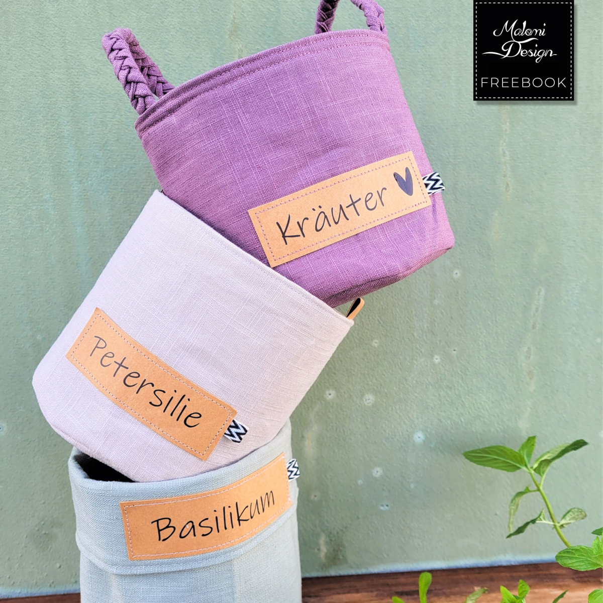 Cache-pot tissu - Pop Couture