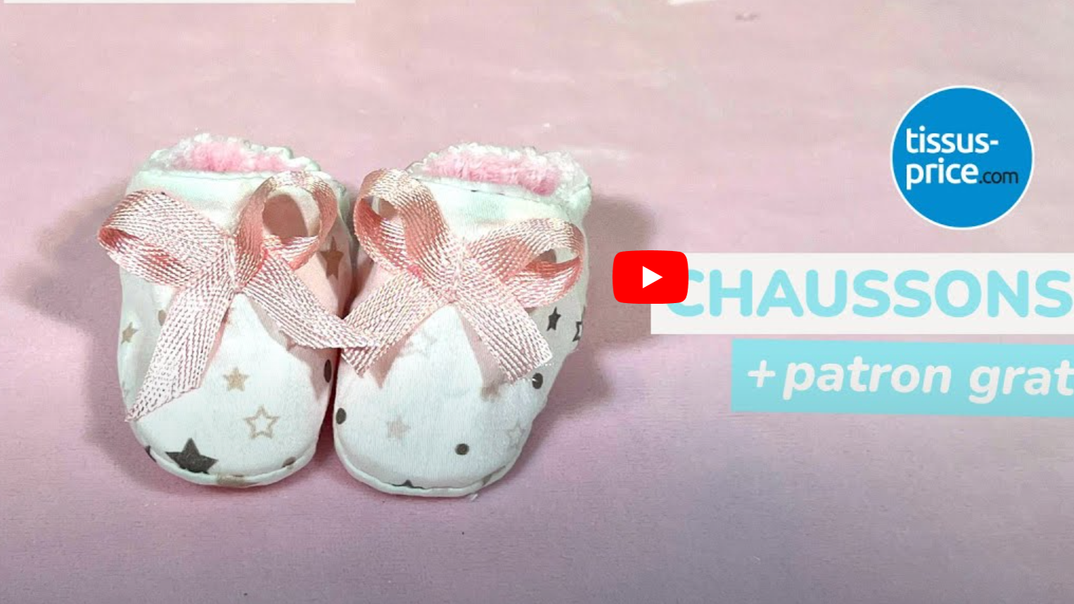 Chaussons Bébé Roses Faits Main En Acrylique - Taille Nouveau-né - Neufs Sans Emballage