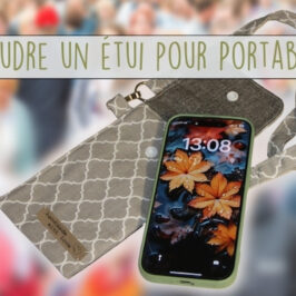 Etui bandoulière pour téléphone portable