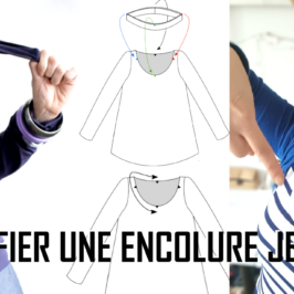 Modifier et coudre une encolure jersey ronde