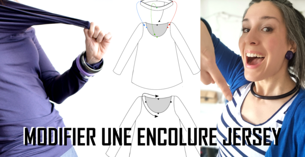 Modifier et coudre une encolure jersey ronde
