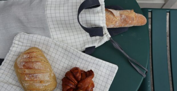 Sac à pain à coulisse