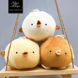 Coussin doudou poussin