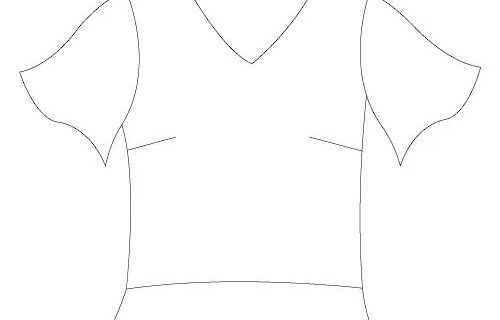 Blouse à basque et manches papillon