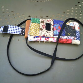 Pochette portable en patchwork