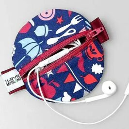 Pochette rangement écouteurs