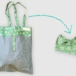 Sac de courses pliable