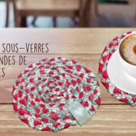 Sous-verres en tissu