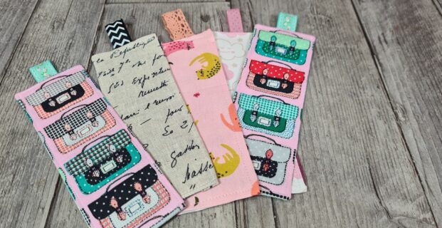 Marque-page en tissu