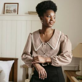 Blouse manches longues femme