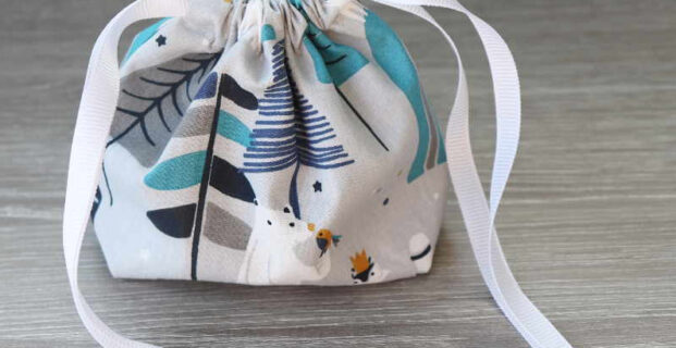 Petit sac ou pochon en tissu
