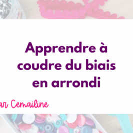 Coudre un biais en arrondi