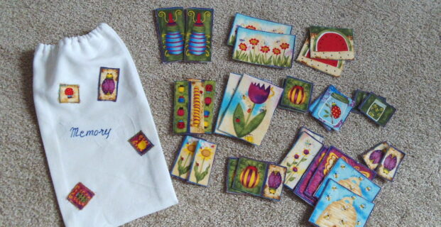Jeu de memory en tissu