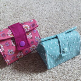 Mini trousse à rabat avec pression