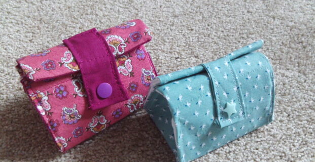 Mini trousse à rabat avec pression