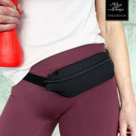 Ceinture de running zippée