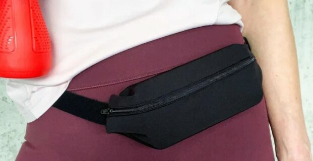 Ceinture de running zippée