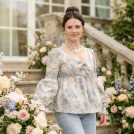 Blouse romantique femme