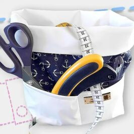 Panier de rangement en tissu