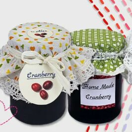 Déco couvercle pot à confiture sur mesure