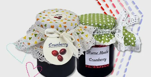 Déco couvercle pot à confiture sur mesure