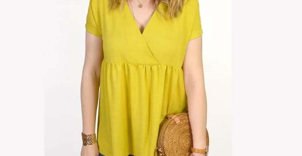 Blouse à basque sur mesure