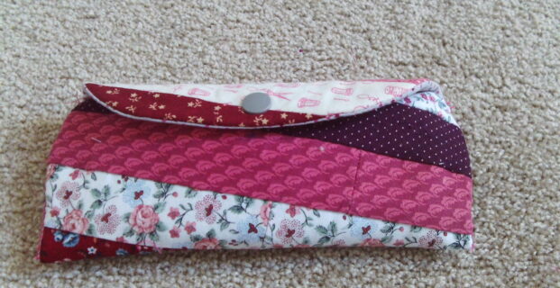 Étui à lunettes patchwork