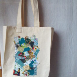 Grand cabas en tissu recyclé
