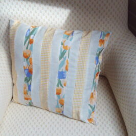 Housse de coussin en patchwork facile